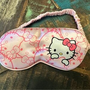 Kitty Pink Satin Sleep Eye Mask NWOB